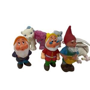 Vintage Random Toy Figure LOT Moondreamers My Little Pony Kingsley Lion Dwarves